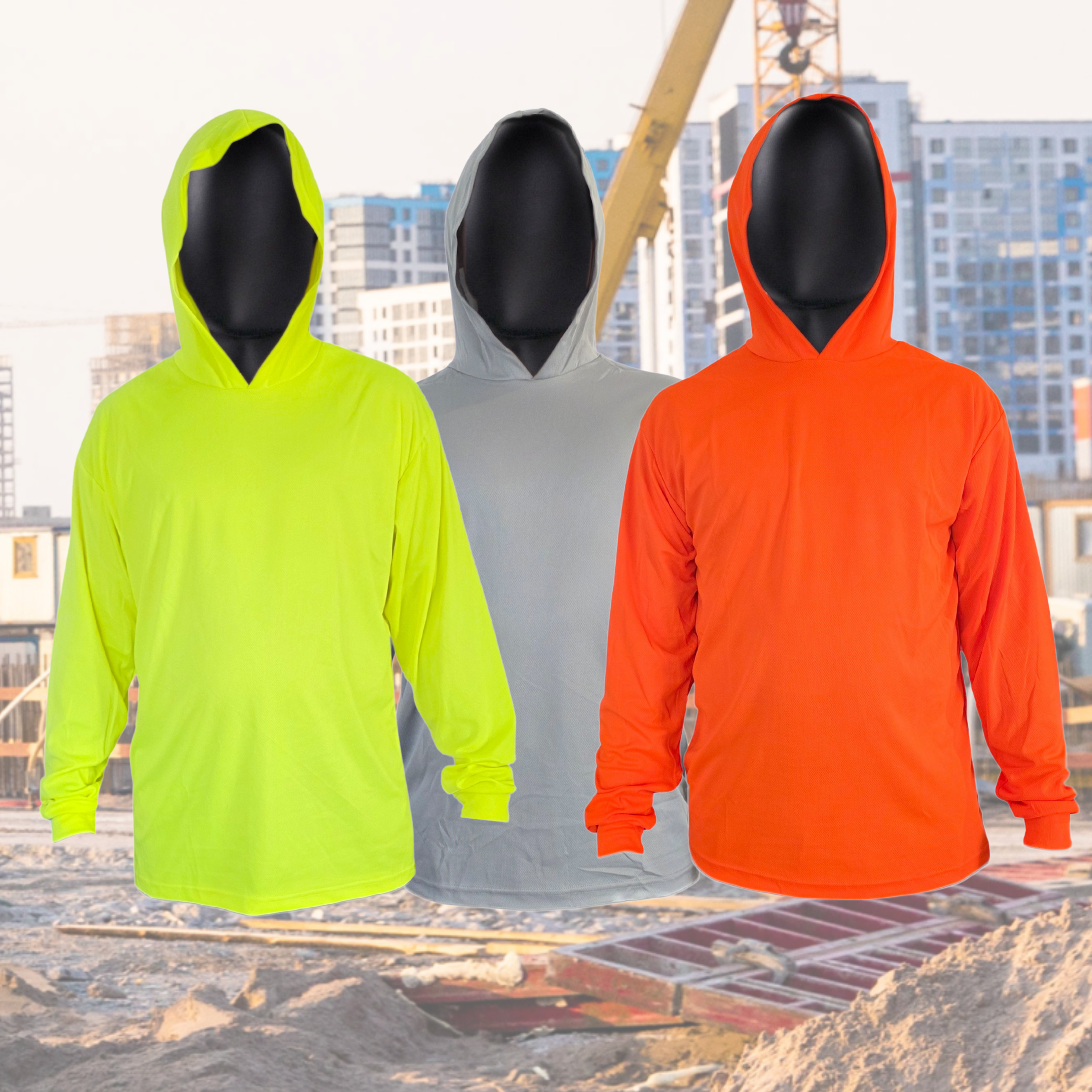 Why Workers Prefer Our Lightweight Hi-Vis Hooded Long Sleeve Shirt