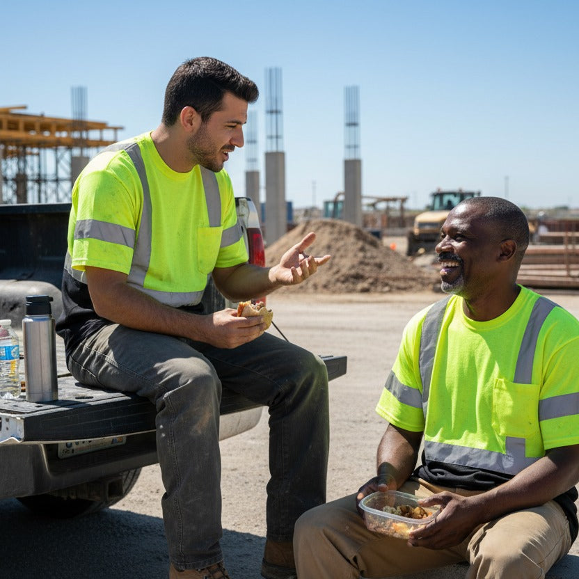 What It Costs to Put a 12-Person Crew in Branded Hi-Vis Tees
