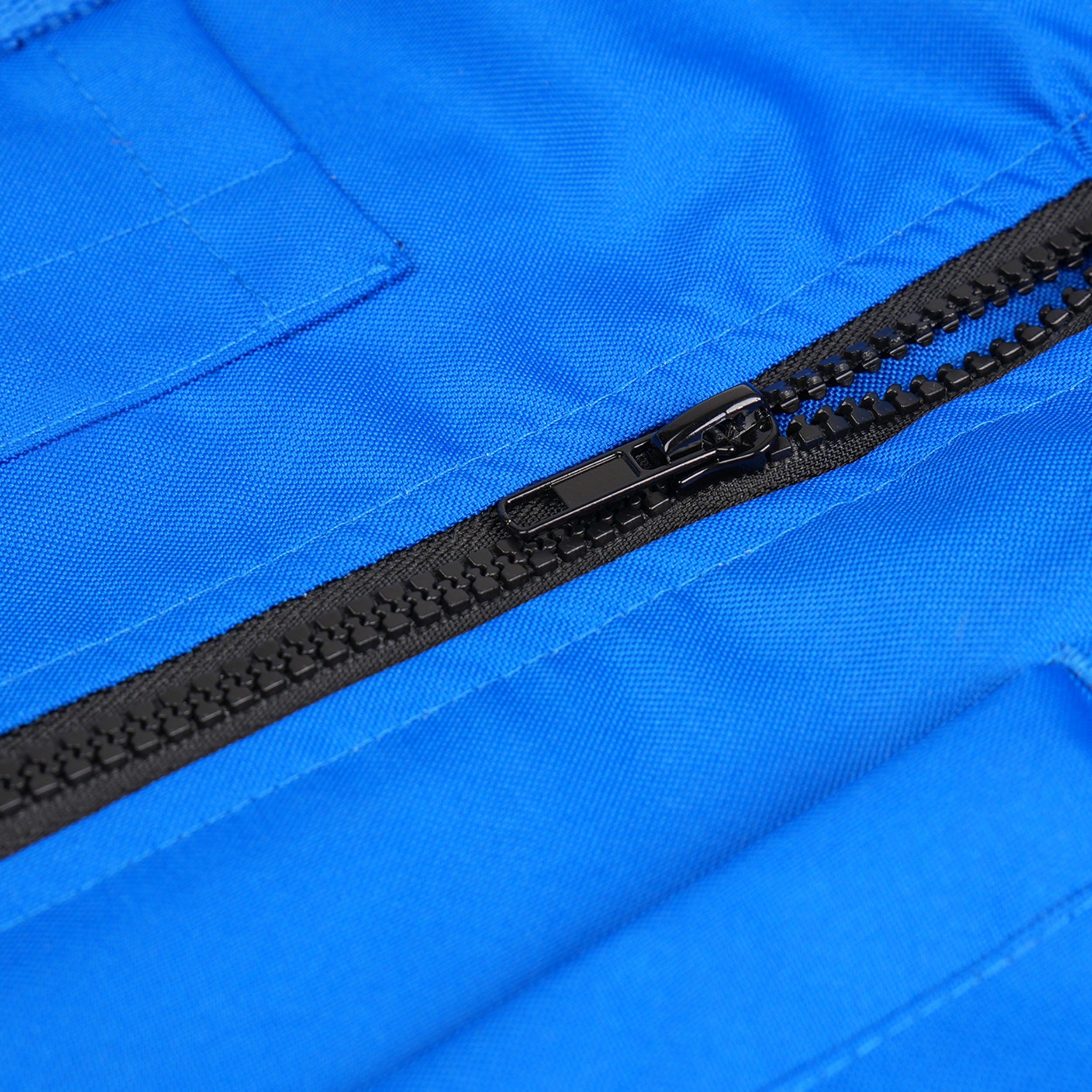 Zip-Up Jacket with Hood- Double Strip