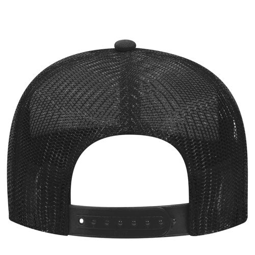 Black Mesh Trucker Work Hat – Blank Shop Cap