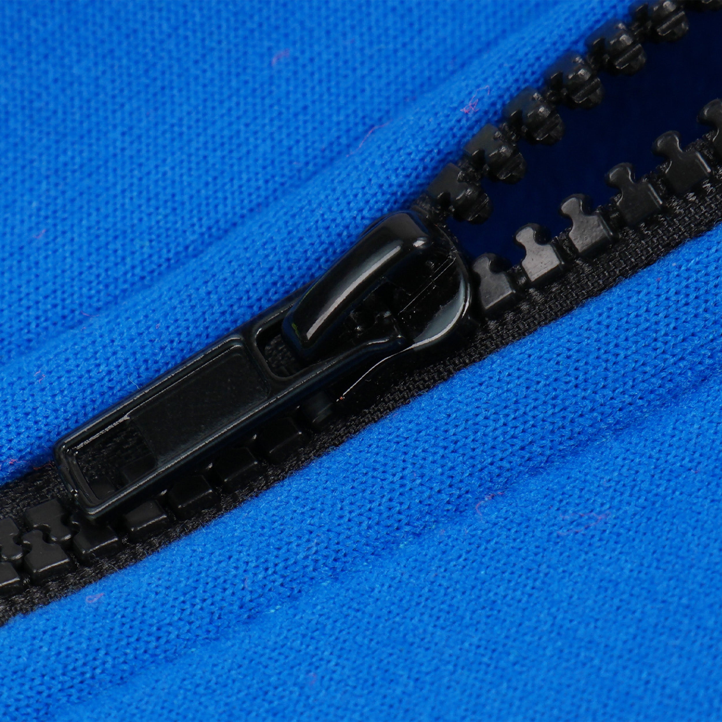 Color Block Zip-Up Hoodie with Reflective Stripes