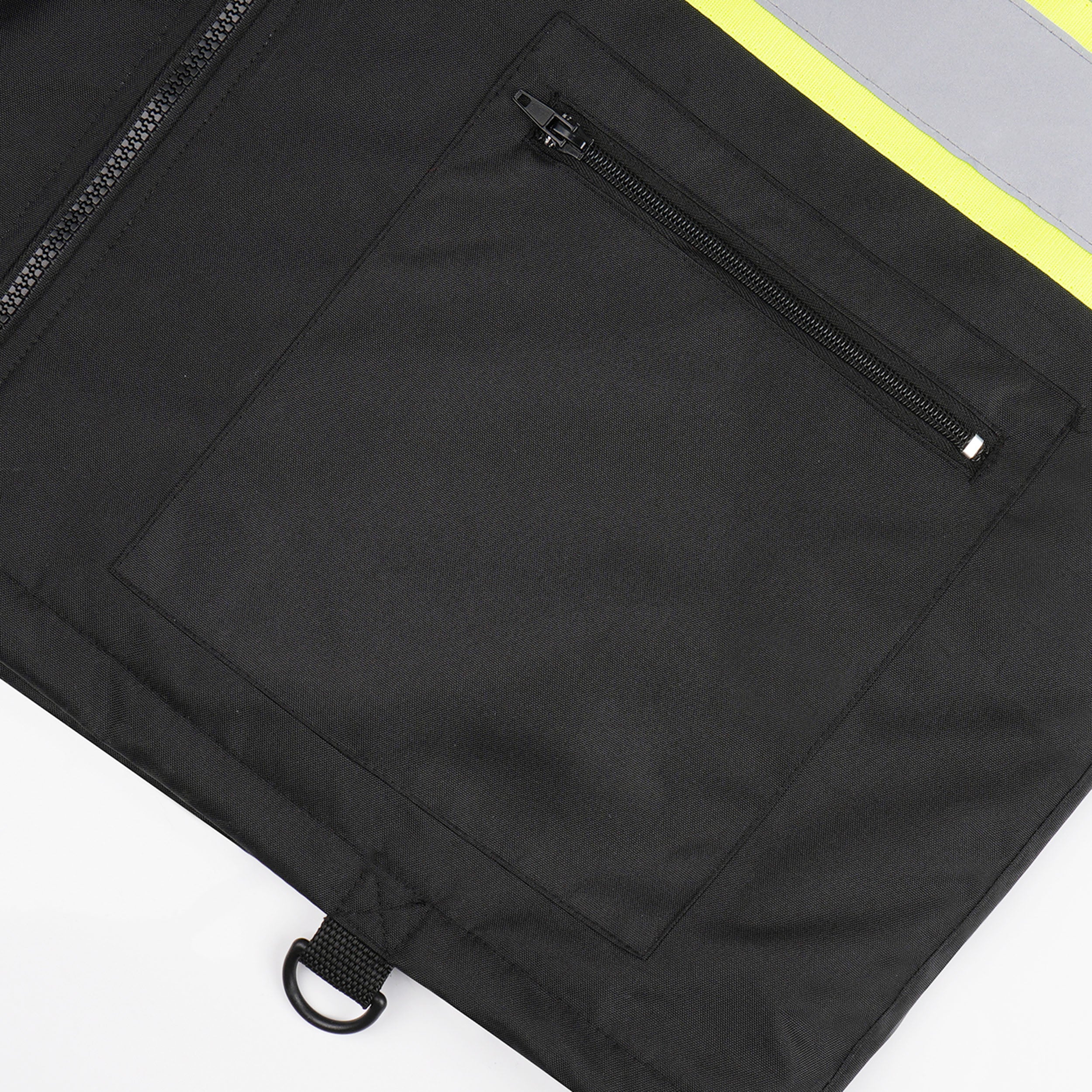Zip-Up Jacket with Hood- Double Strip