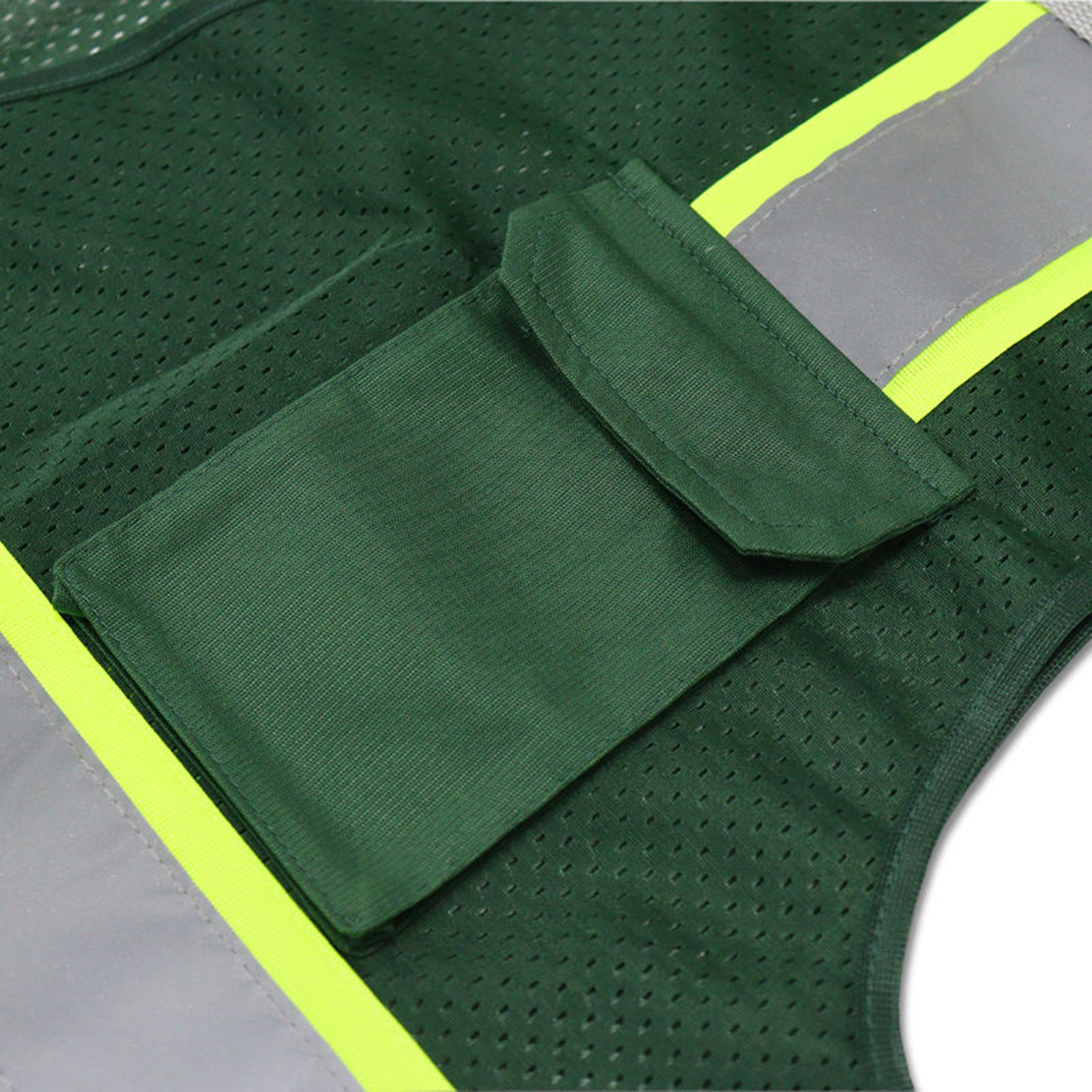 Multi-Pocket Safety Vest – Durable and Reflective with 4 Pockets