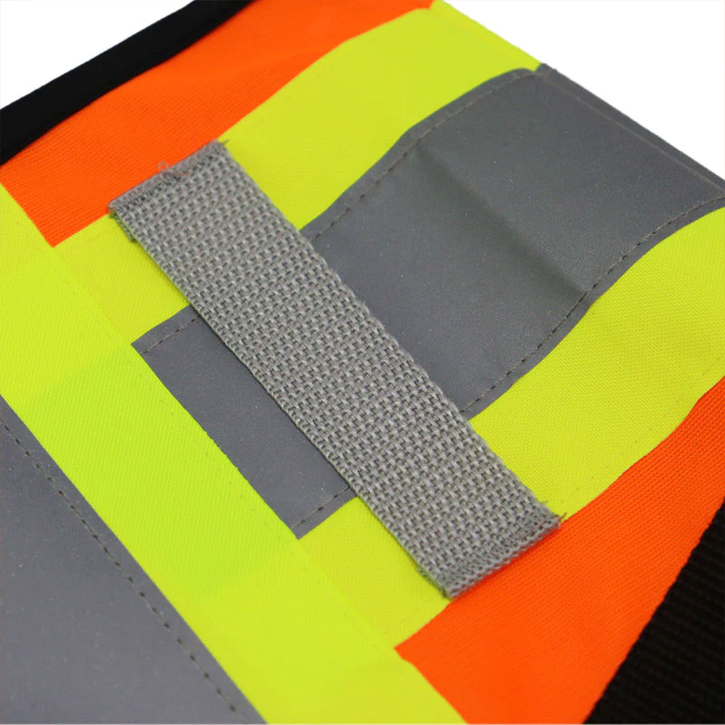 High Visibility Safety Vest – Reflective Work Vest with Four Pockets for Convenience