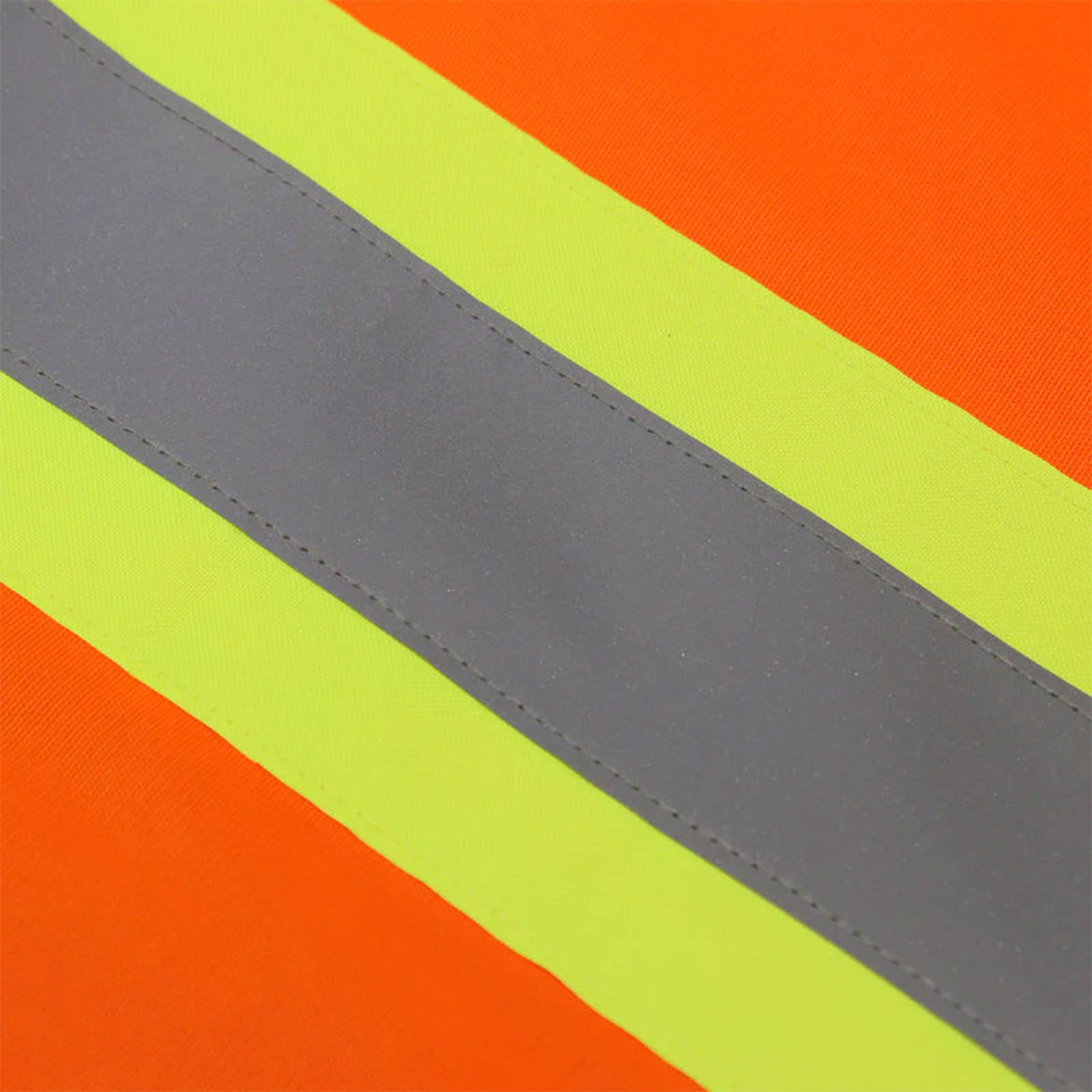 High Visibility Safety Vest – Reflective Work Vest with Four Pockets for Convenience