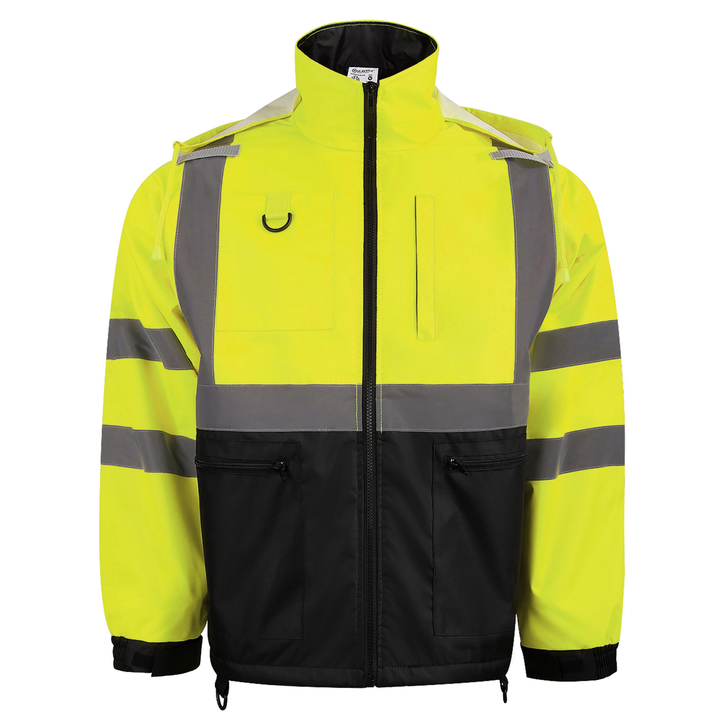 Zip-Up Jacket with Hood