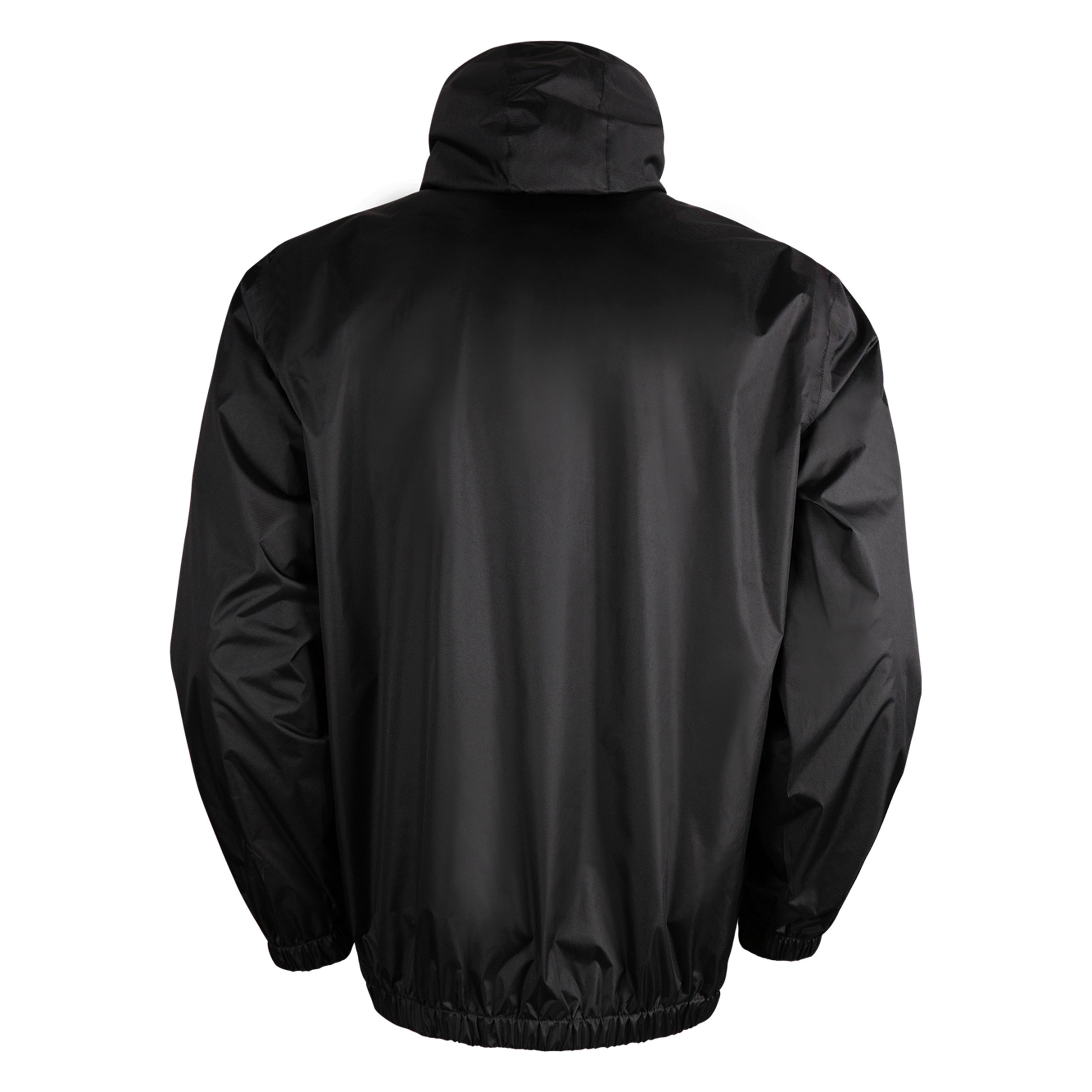 Zip-Up Windbreaker Jacket with Hood