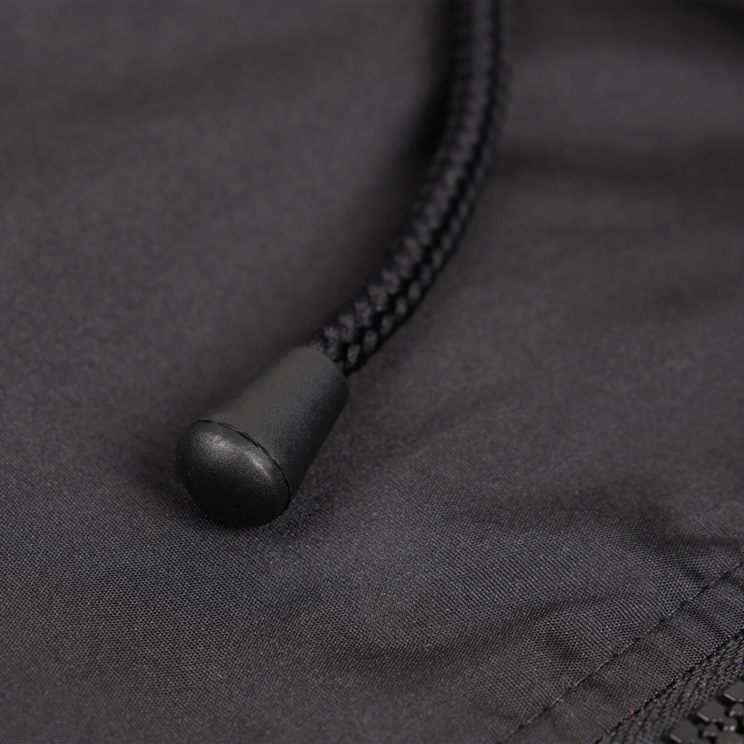 Zip-Up Windbreaker Jacket with Hood