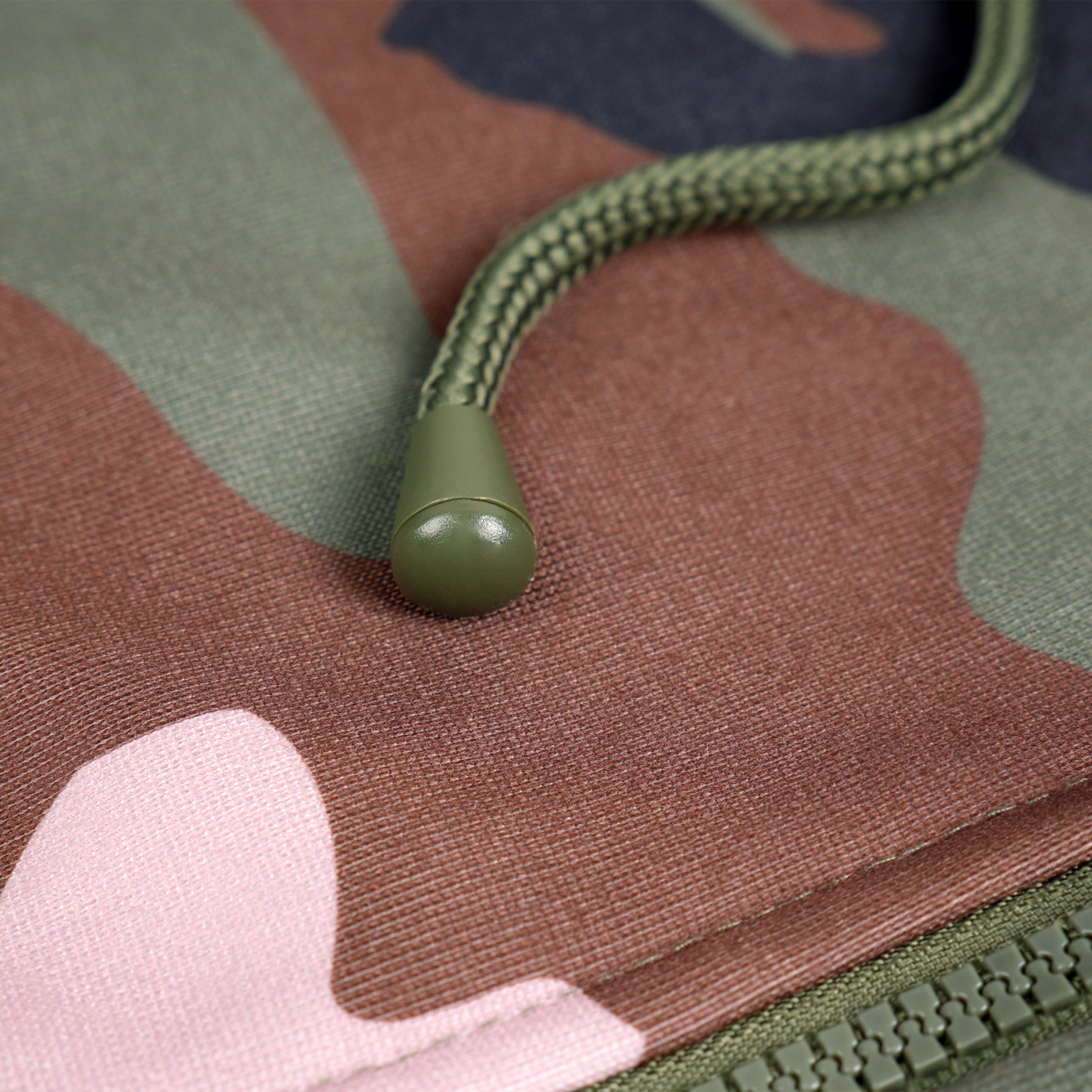 Classic Camo Zip-Up Hoodie with Pockets