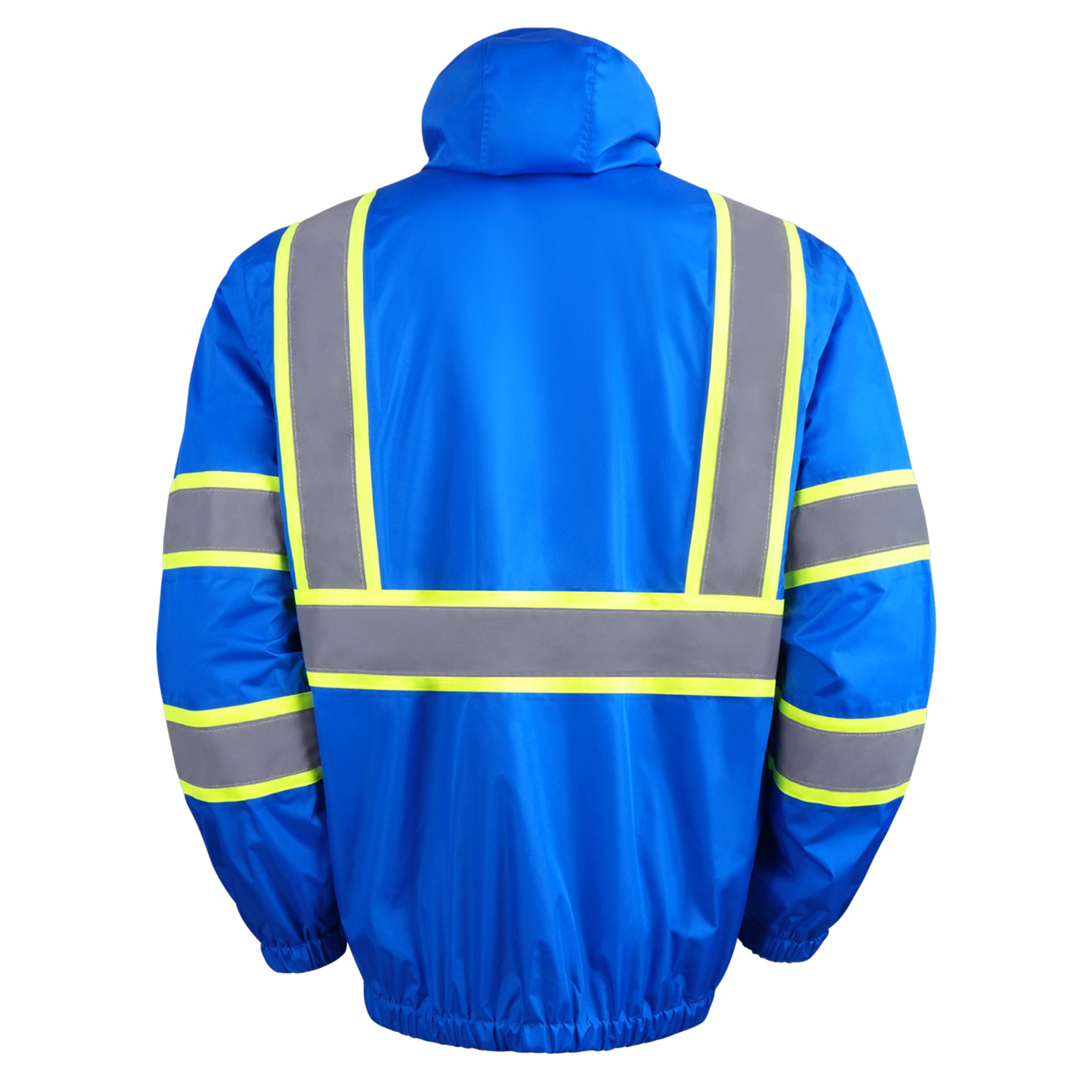 Zip-UP Windbreaker with Reflective Strips