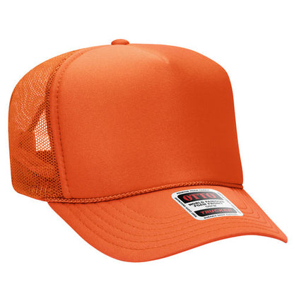 Hi-Vis Mesh Trucker Work Hat – Blank Safety Cap