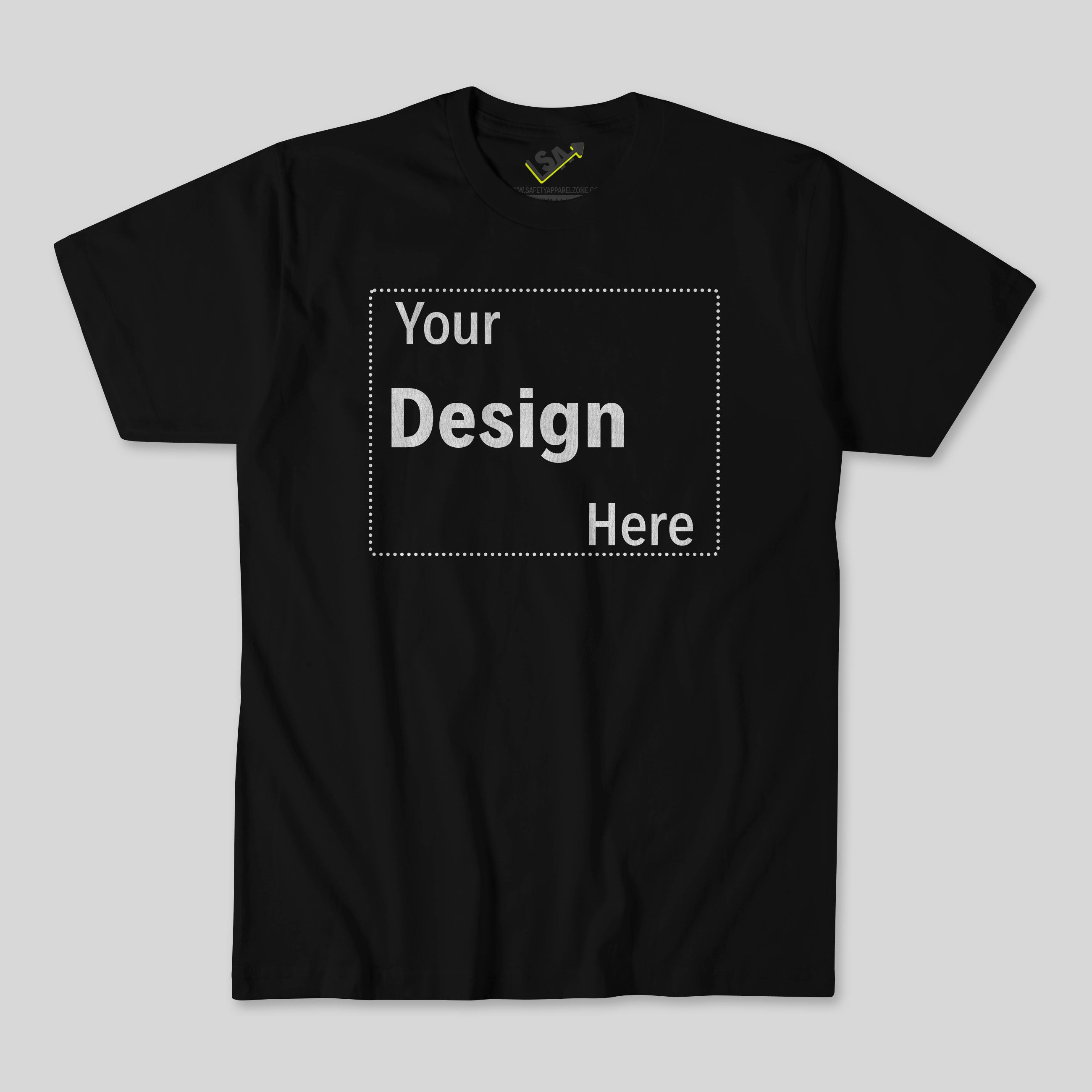 Custom Logo Short Sleeve T-Shirt | Front F2