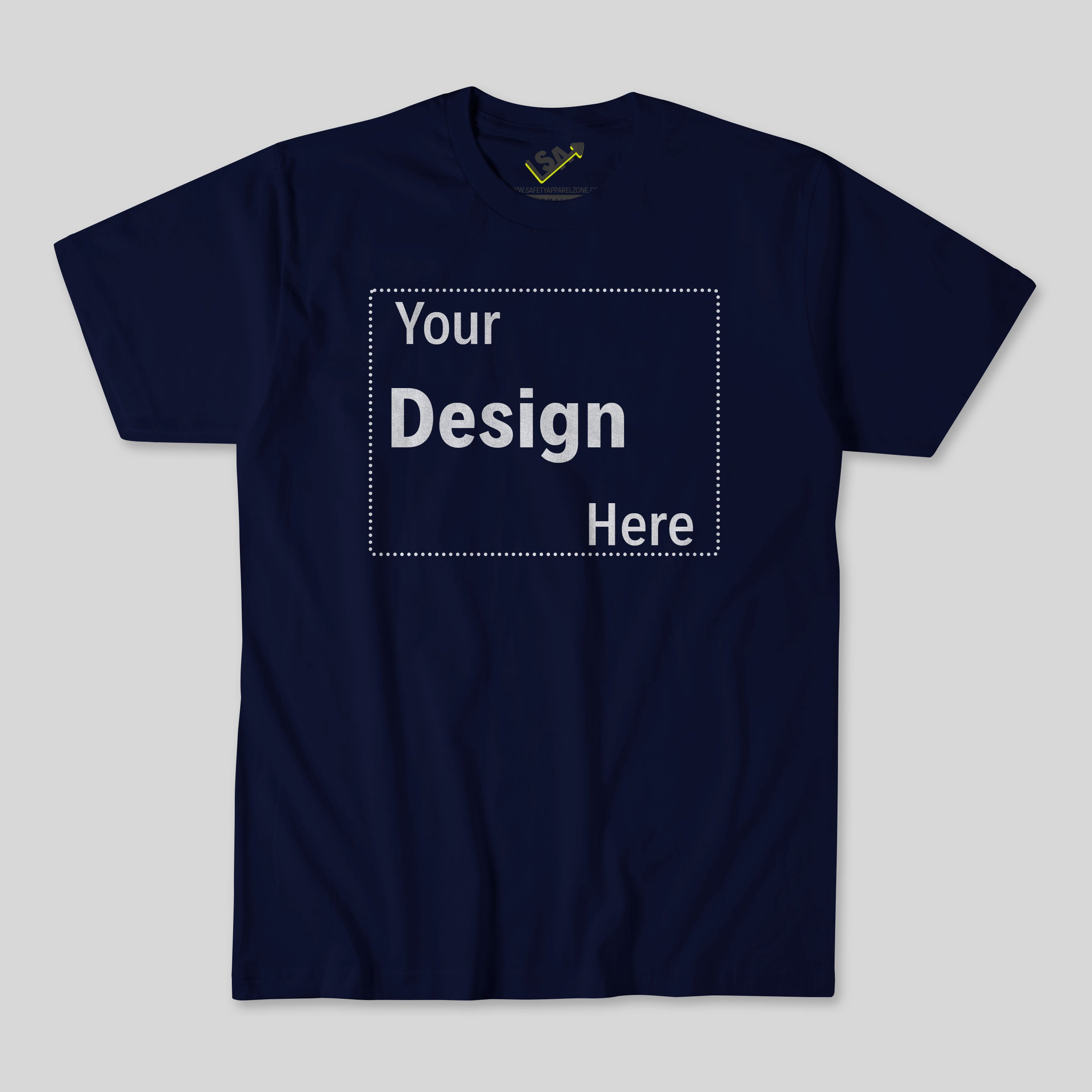 Custom Logo Short Sleeve T-Shirt | Front F2