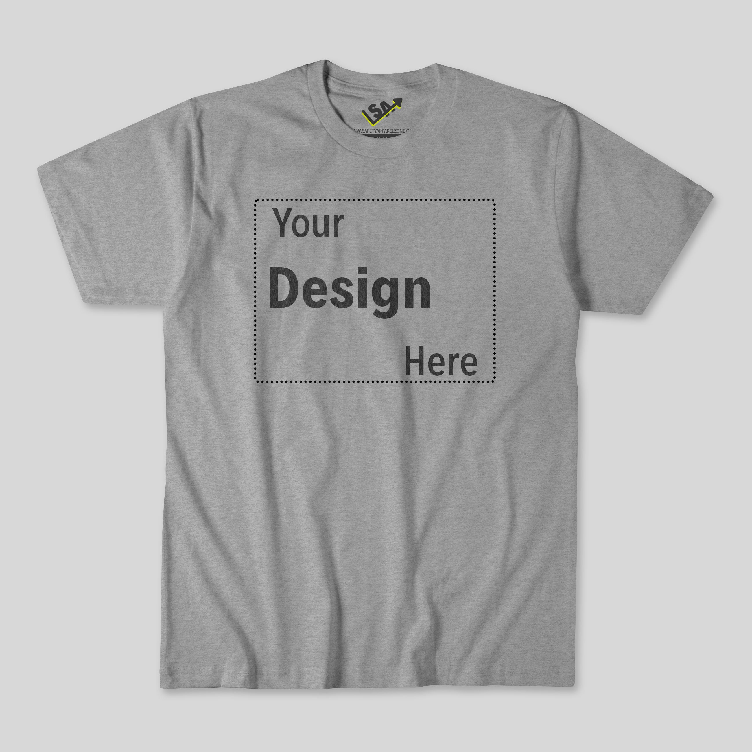 Custom Logo Short Sleeve T-Shirt | Front F2
