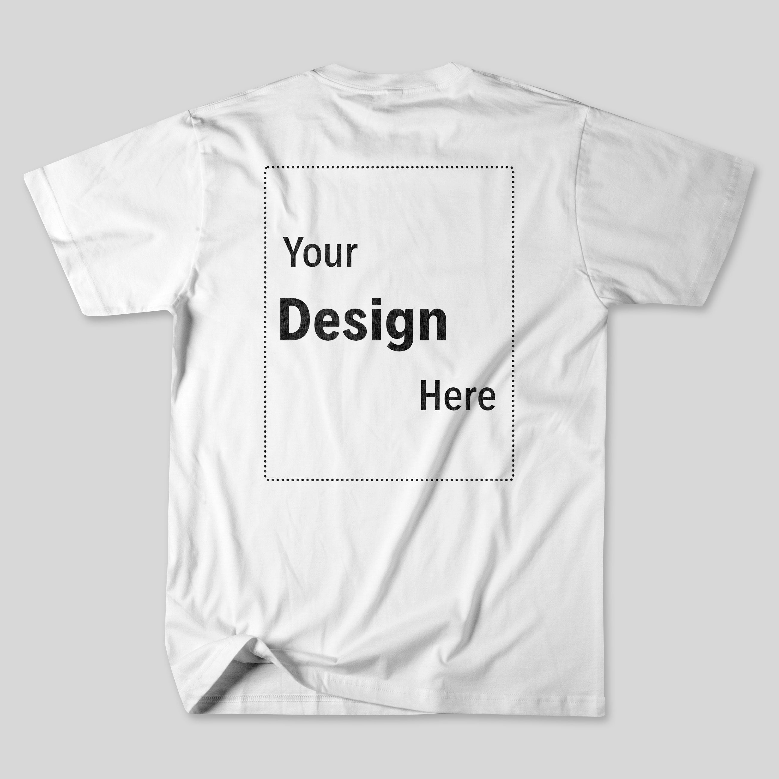 Custom Logo Short Sleeve T-Shirt | Back B3