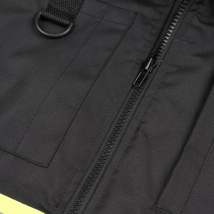 Zip-Up Jacket with Hood- Double Strip