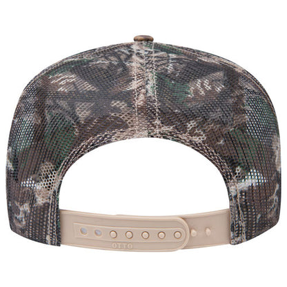 OTTO CAP® 5 Panel Mid Profile Mesh Back Trucker Hat | Style 47-049