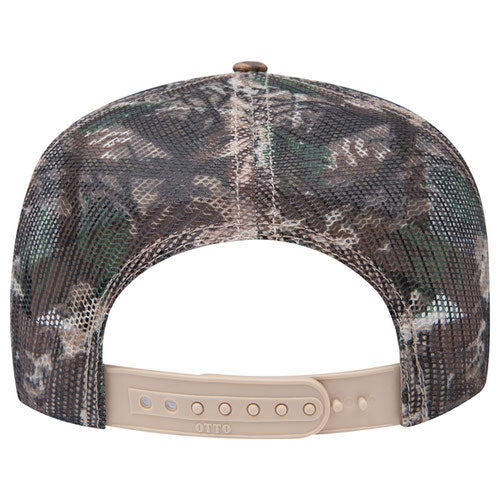OTTO CAP® 5 Panel Mid Profile Mesh Back Trucker Hat | Style 47-049