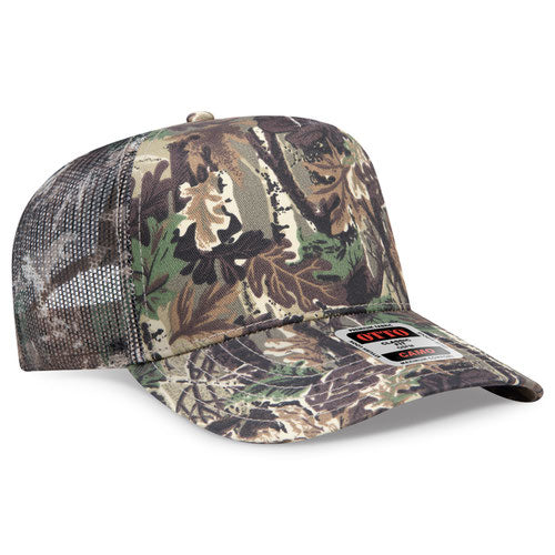 OTTO CAP® 5 Panel Mid Profile Mesh Back Trucker Hat | Style 47-049