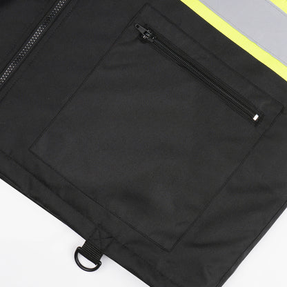 Zip-Up Jacket with Hood- Double Strip