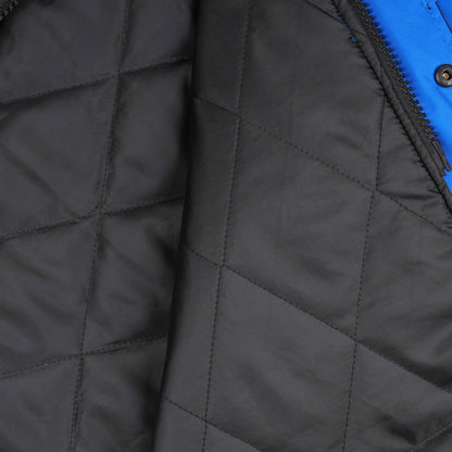 Reflective Parka Jacket with Hood and Front Pockets