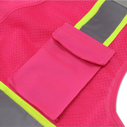 Multi-Pocket Safety Vest – Durable and Reflective with 4 Pockets