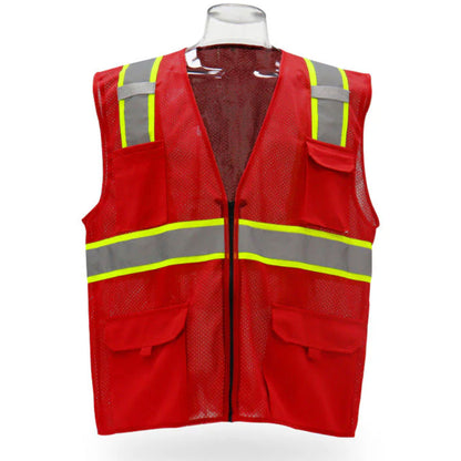 Multi-Pocket Safety Vest – Durable and Reflective with 4 Pockets