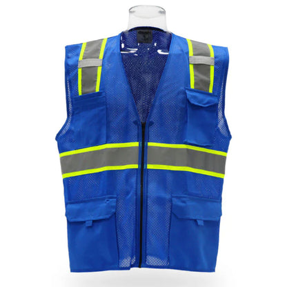 Multi-Pocket High Visibility Safety Vest – Durable and Reflective with 4 Pockets