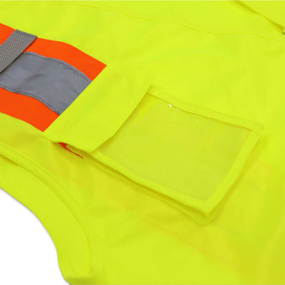 High Visibility Safety Vest with Multiple Pockets for Added Convenience