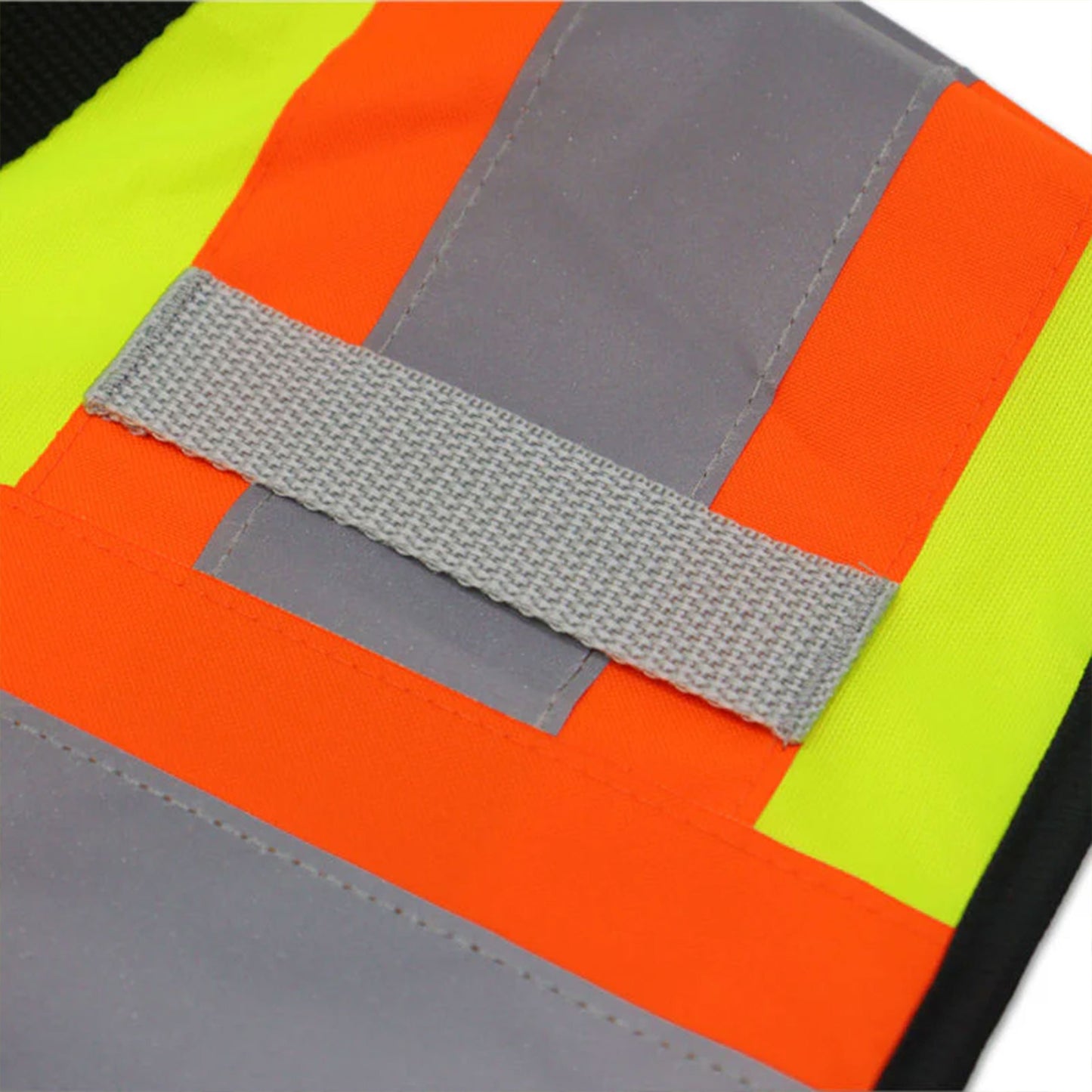 High Visibility Safety Color Block Vest with 4 Pockets – Reflective and Functional Workwear