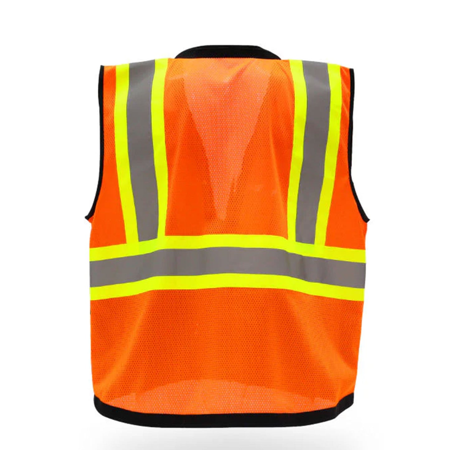 High Visibility Safety Color Block Vest with 4 Pockets – Reflective and Functional Workwear