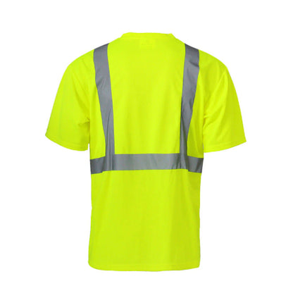 Short Sleeve High Visibility Safety T-Shirt – Unisex Reflective Workwear