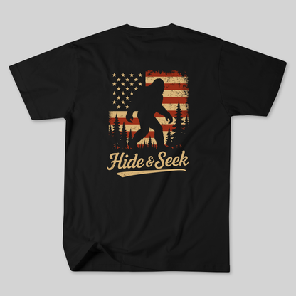 Sasquatch Flag Shirt – Hide & Seek Tee
