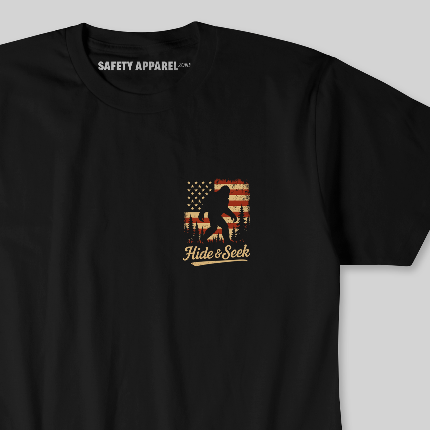 Sasquatch Flag Shirt – Hide & Seek Tee