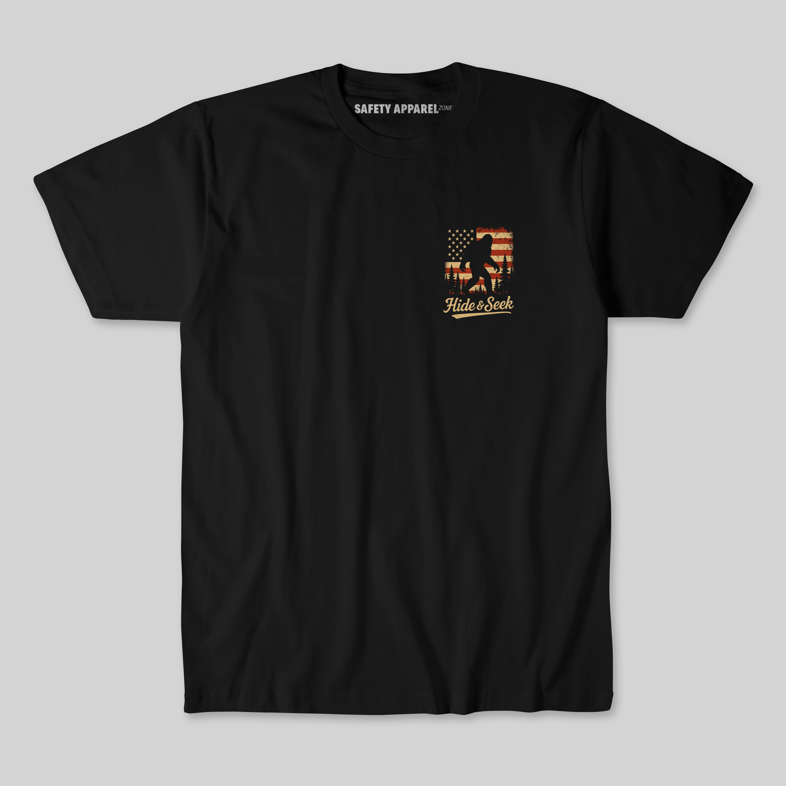Sasquatch Flag Shirt – Hide & Seek Tee
