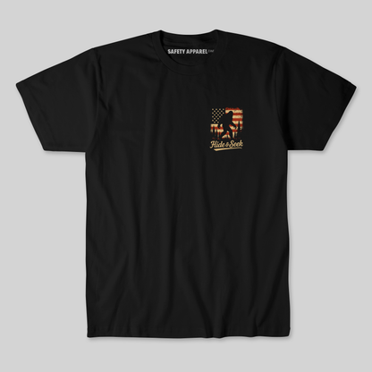 Sasquatch Flag Shirt – Hide & Seek Tee