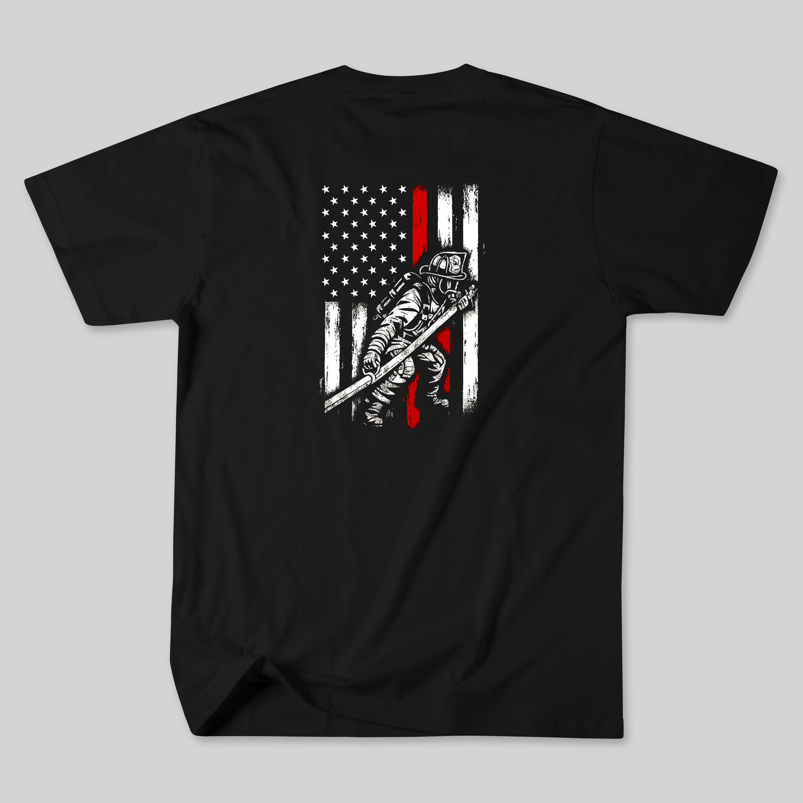 USA Firefighter  Tee
