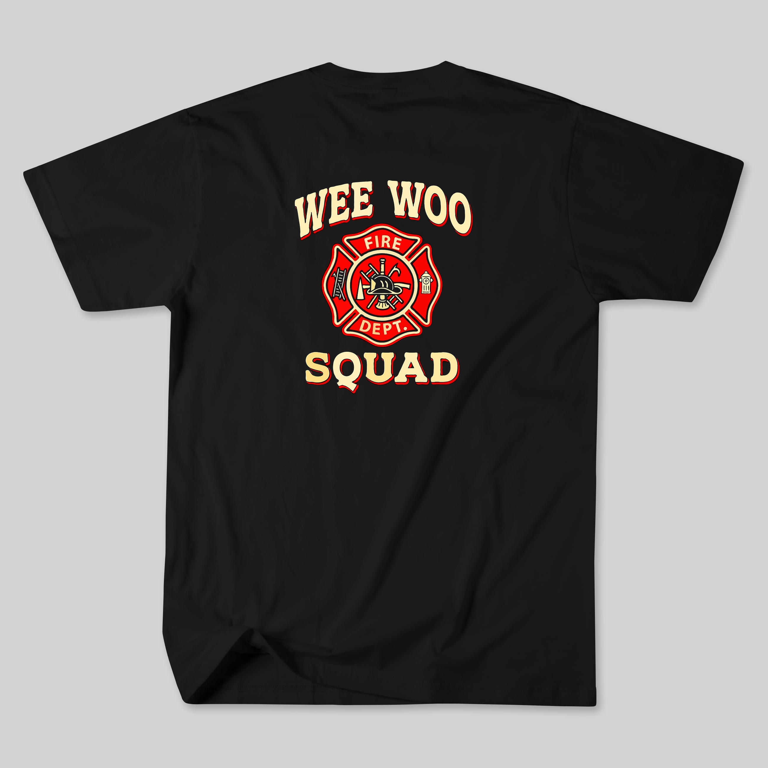 Wee Woo Squad Fire Department Tee