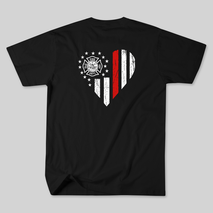 Fire Department Heart Tee