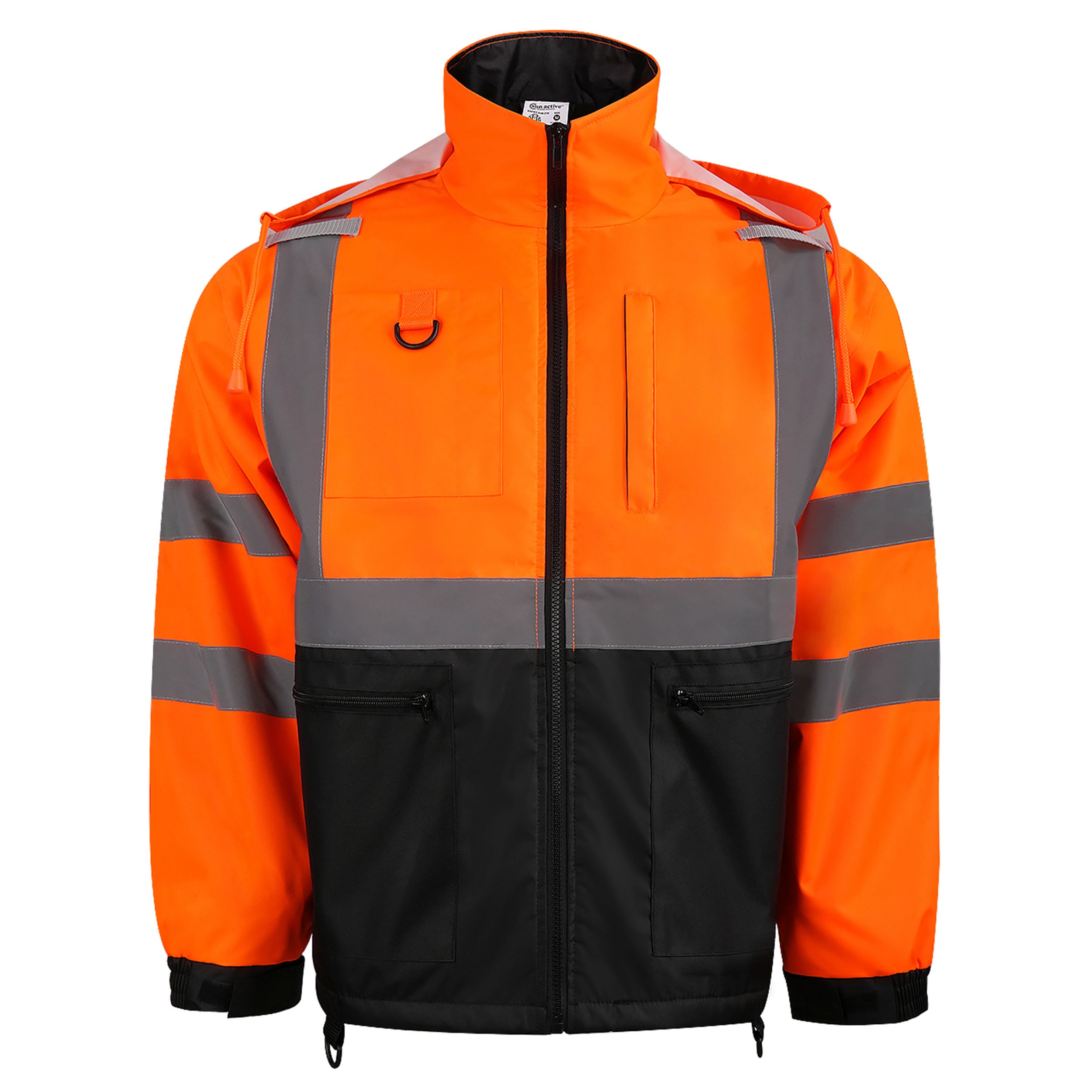 Zip-Up Jacket with Hood