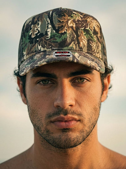 Gorra de camionero de 5 paneles con espalda de malla y perfil medio OTTO CAP® | Modelo 47-049