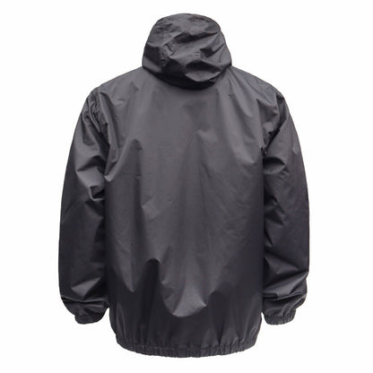 Zip-Up Windbreaker Jacket with Hood