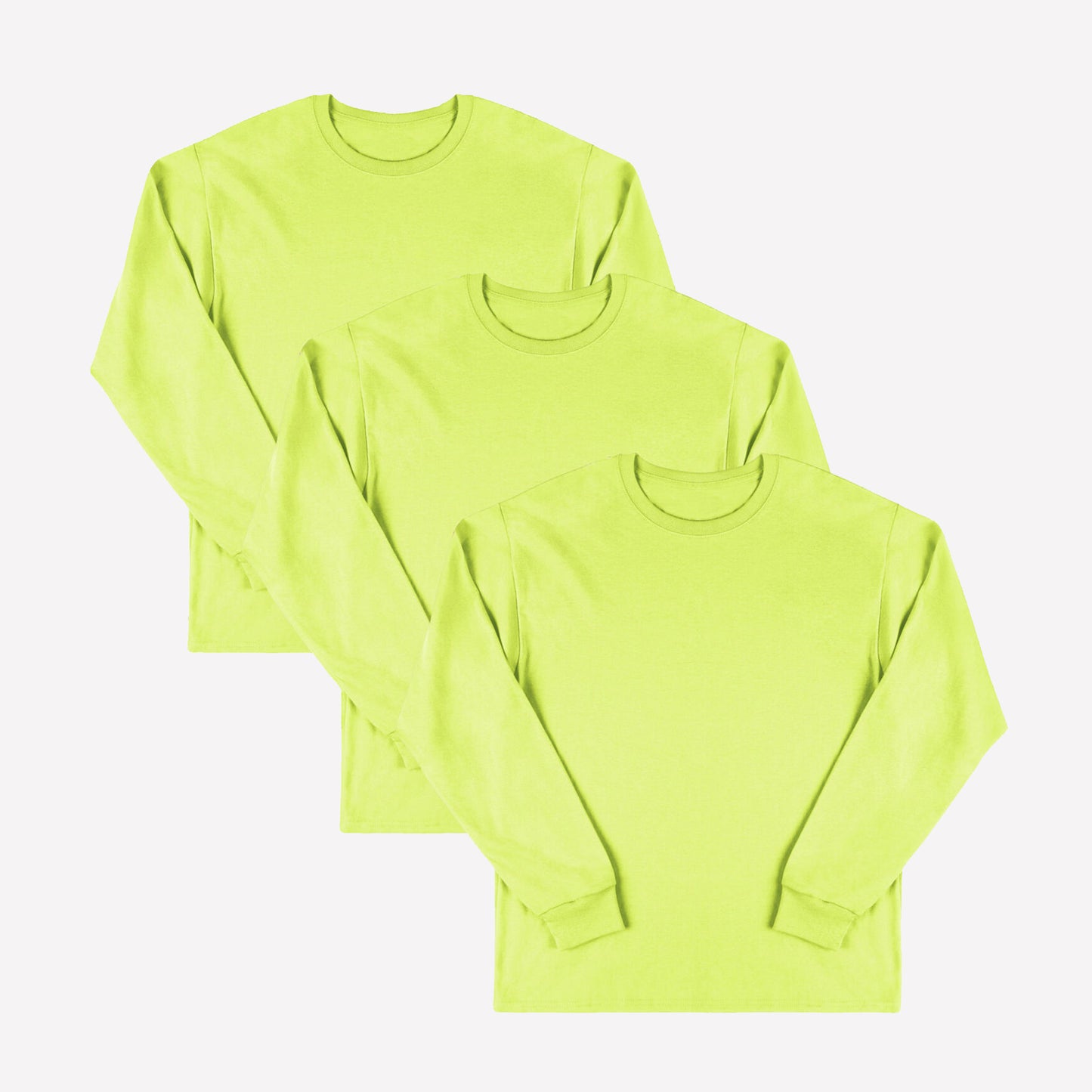 Fruit of the Loom® Long Sleeve T-Shirt - HD Cotton™ | Safety Colors