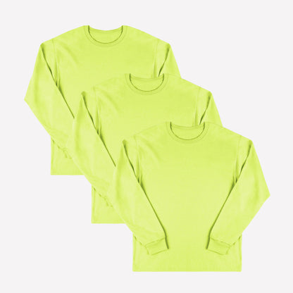 Fruit of the Loom® Long Sleeve T-Shirt - HD Cotton™ | Safety Colors